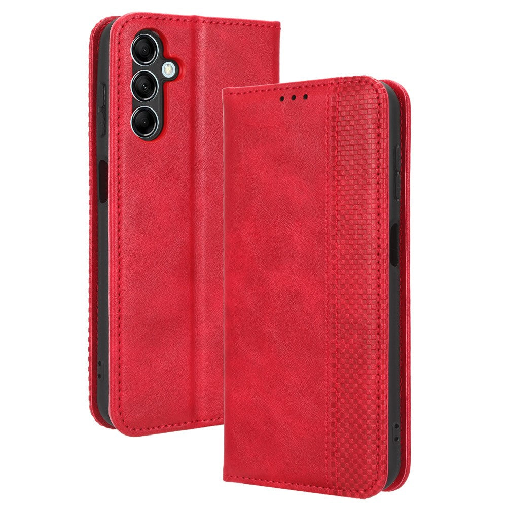 For Samsung Galaxy F34 5G / M34 5G Wallet Retro PU Leather Case Stand Protective Phone Cover