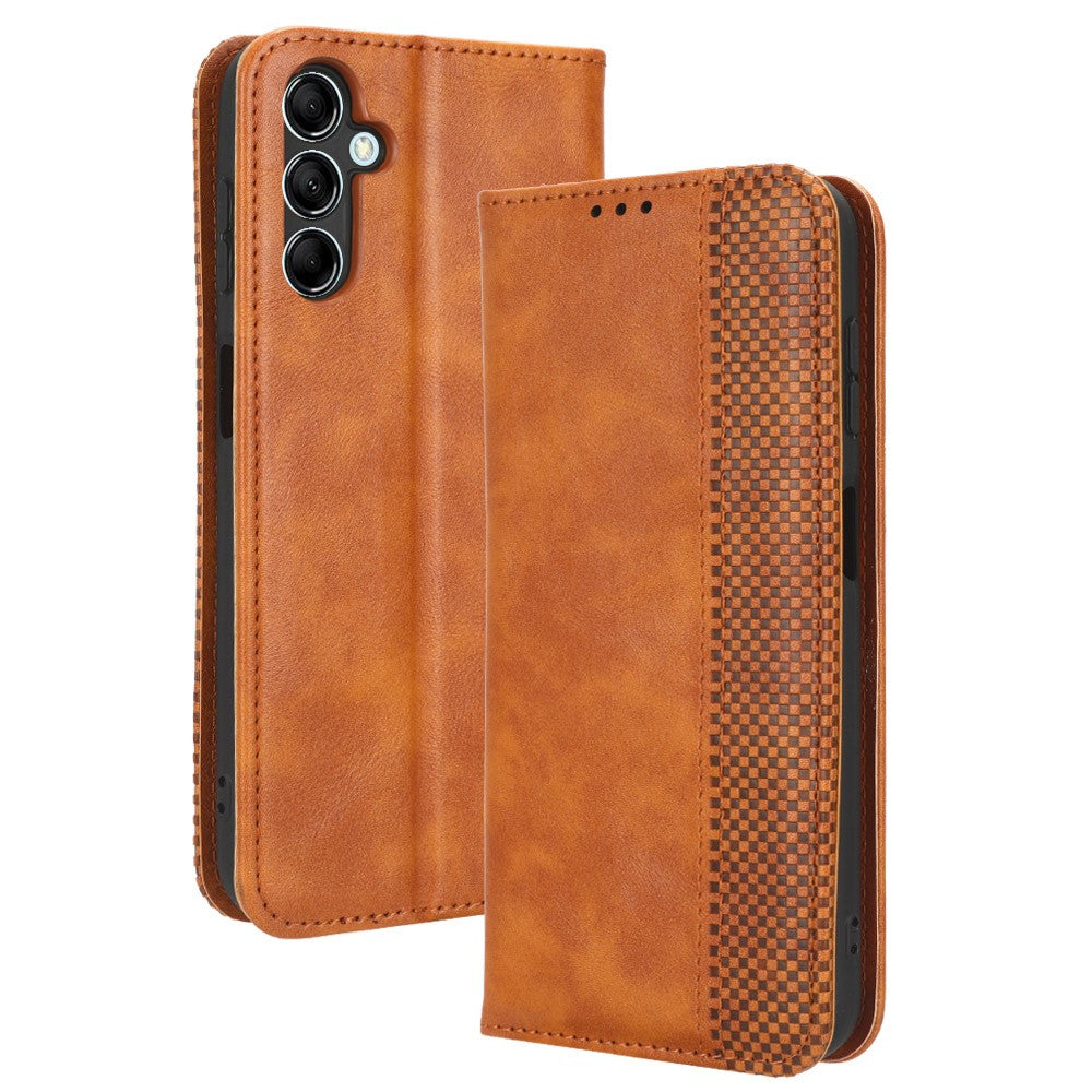 For Samsung Galaxy F34 5G / M34 5G Wallet Retro PU Leather Case Stand Protective Phone Cover