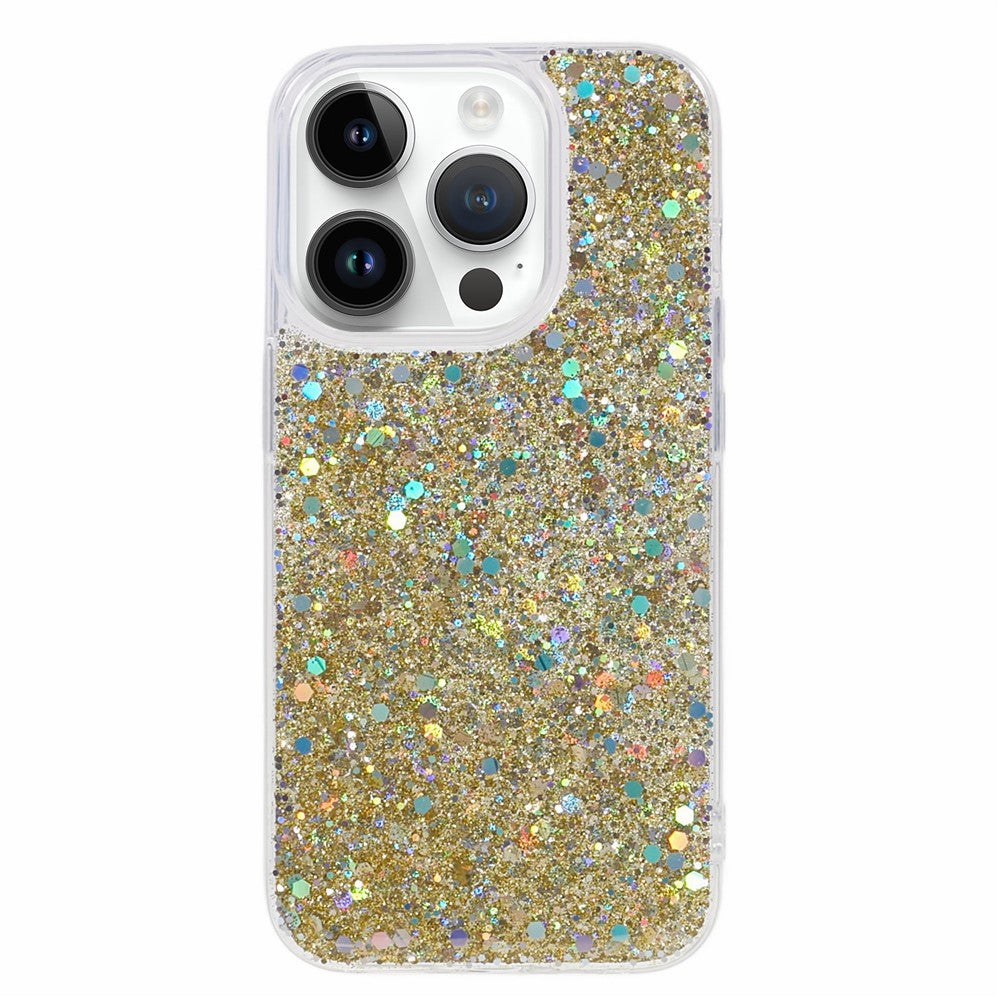 Glitter Case for iPhone 15 Pro Max, Anti-Scratch Soft TPU Phone Cover
