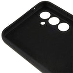 For Samsung Galaxy S23 FE Fiber Lining Rubberized TPU Phone Cover Anti-Scratch Back Case