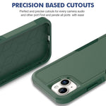 Til iPhone 15 Plus PC+TPU Dobbeltlagsbeskyttelsescover Stødsikkert Telefoncover