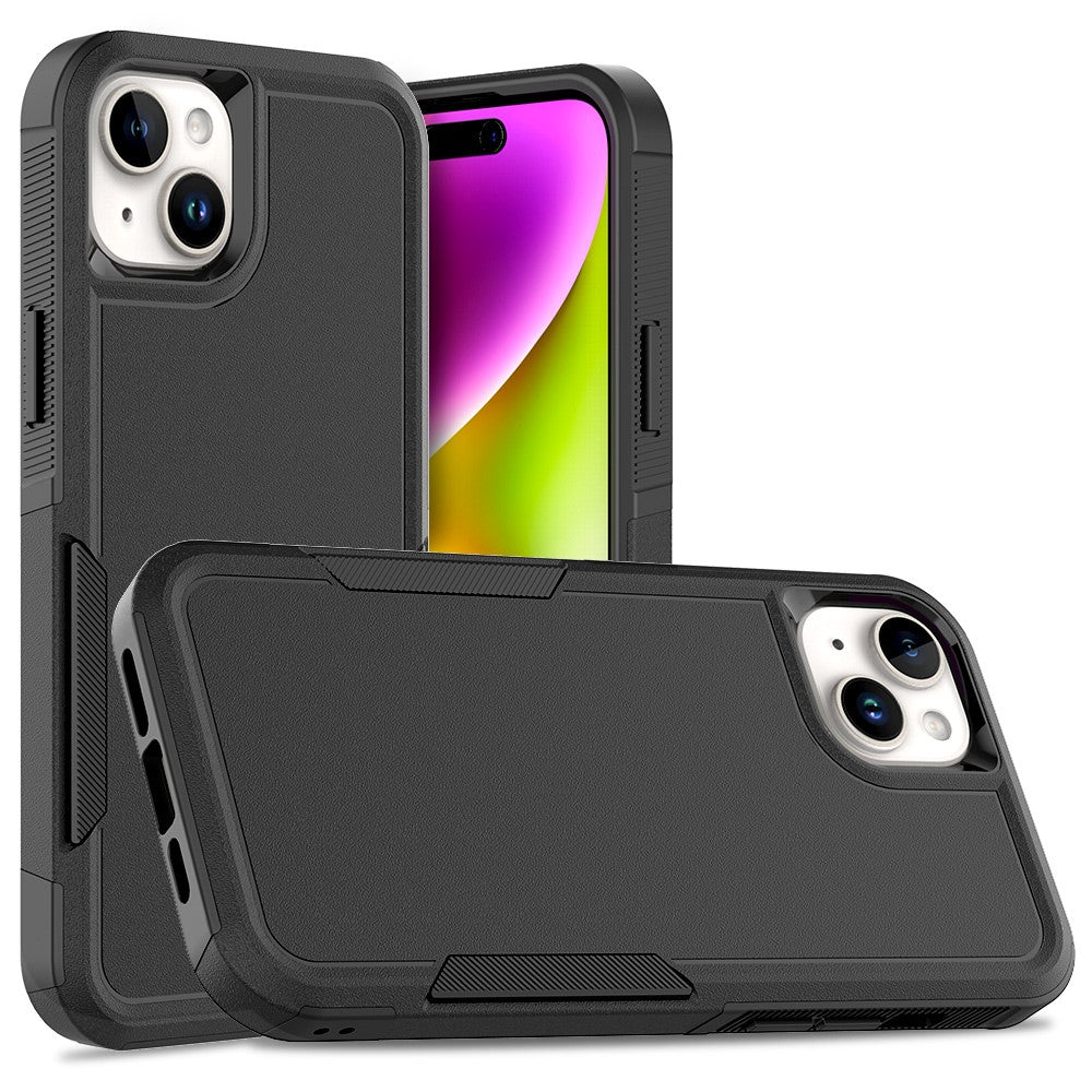 Til iPhone 15 Plus PC+TPU Dobbeltlagsbeskyttelsescover Stødsikkert Telefoncover
