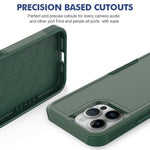 For iPhone 15 Pro Max Mobile Phone Back Cover PC+TPU Drop Protection Case