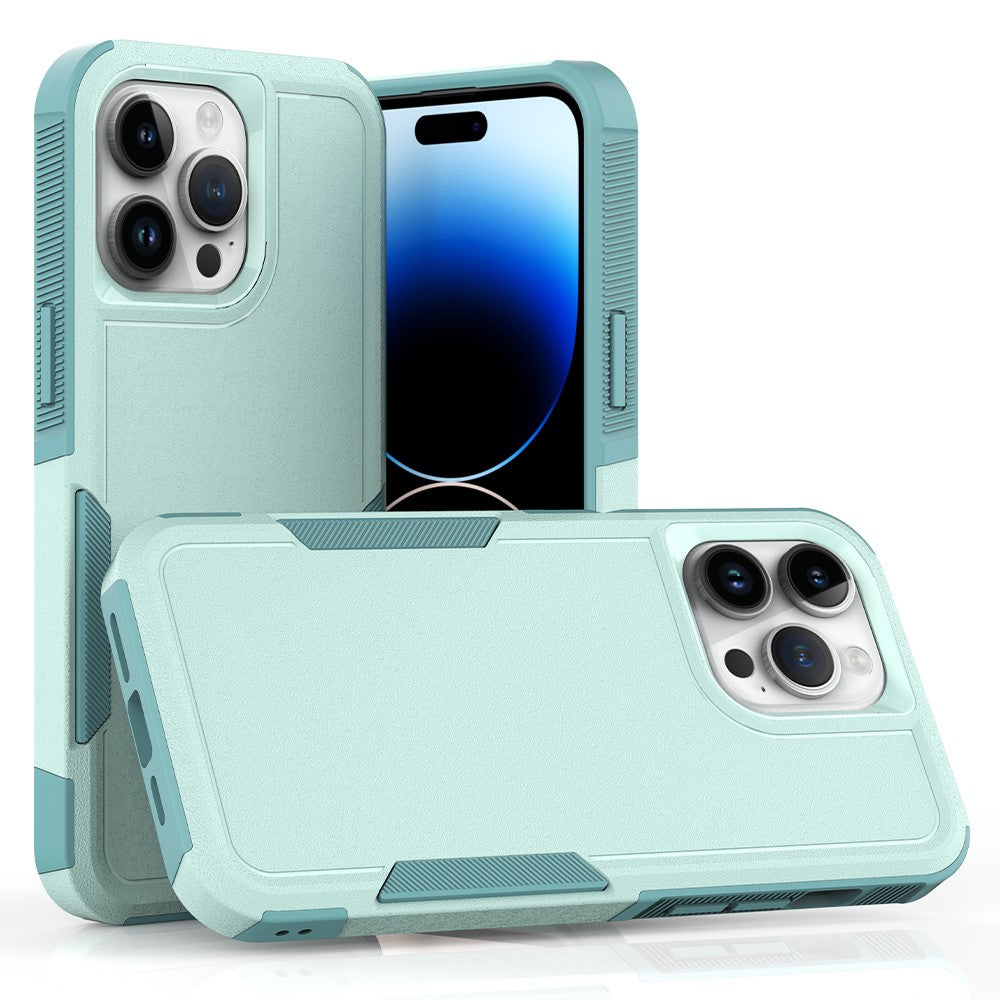 For iPhone 15 Pro Max Mobile Phone Back Cover PC+TPU Drop Protection Case