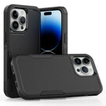 For iPhone 15 Pro Max Mobile Phone Back Cover PC+TPU Drop Protection Case