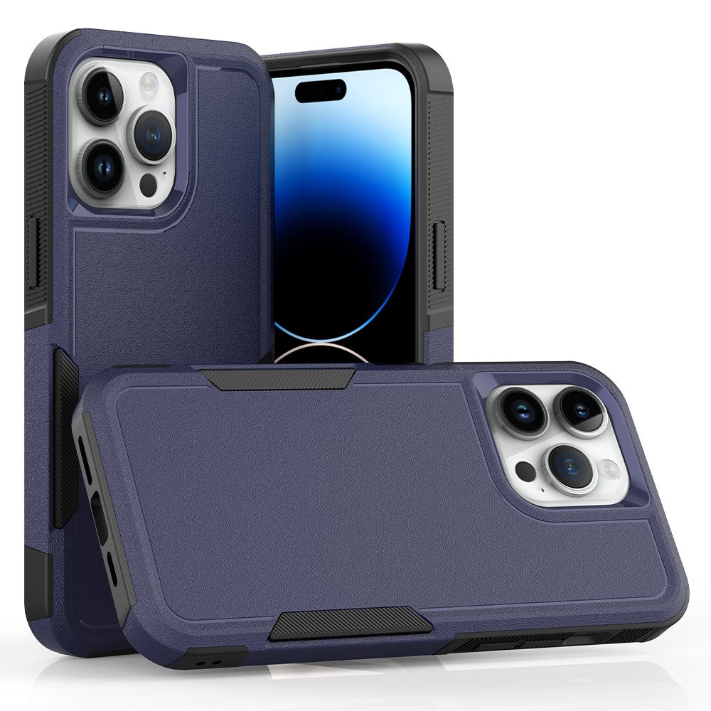 For iPhone 15 Pro Max Mobile Phone Back Cover PC+TPU Drop Protection Case