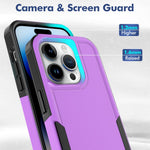 For iPhone 15 Pro Anti-scratch Phone Case PC+TPU Shockproof Back Cover