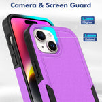 For iPhone 15 Dual Layer Protection PC+TPU Cover Anti-fall Phone Case