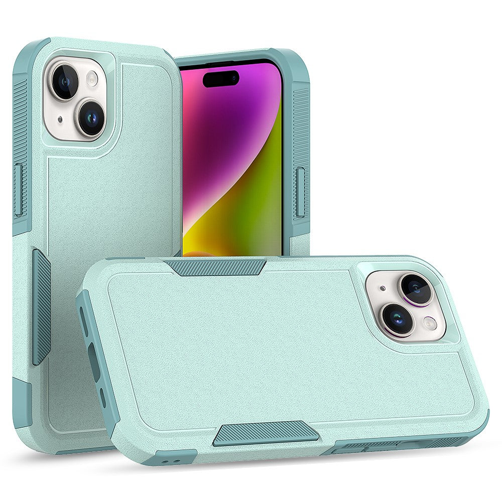 For iPhone 15 Dual Layer Protection PC+TPU Cover Anti-fall Phone Case