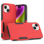 For iPhone 15 Dual Layer Protection PC+TPU Cover Anti-fall Phone Case