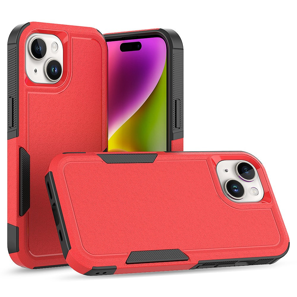 For iPhone 15 Dual Layer Protection PC+TPU Cover Anti-fall Phone Case