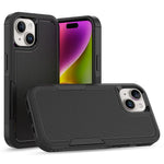 For iPhone 15 Dual Layer Protection PC+TPU Cover Anti-fall Phone Case
