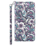 For iPhone 15 Plus Stand Feature Flip Case PU Leather 3D Pattern Printing Wallet Phone Cover with Strap