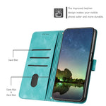 For iPhone 12 / iPhone 12 Pro 6.1 inch PU Leather Stand Phone Case Triangle Imprinted Wallet Cover with Strap