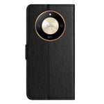 For Honor X50 Litchi Texture Wallet Leather Flip Cover Anti-Scratch Shell Stand Cell Phone Case