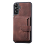 For Samsung Galaxy S23 FE PU Leather Coated TPU Kickstand Phone Case RFID Blocking Wallet Cover