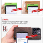 For Samsung Galaxy S23 FE PU Leather Coated TPU Kickstand Phone Case RFID Blocking Wallet Cover