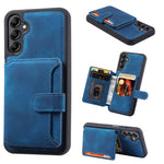 For Samsung Galaxy S23 FE PU Leather Coated TPU Kickstand Phone Case RFID Blocking Wallet Cover