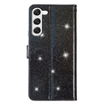 For Samsung Galaxy S23 Full Protection Glittery PU Leather Case Folio Flip Wallet Stand Phone Cover