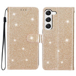 For Samsung Galaxy S23 Full Protection Glittery PU Leather Case Folio Flip Wallet Stand Phone Cover