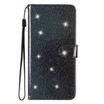 Til Samsung Galaxy A33 5G Glimmer PU Læder Flip Cover med Kortholder, Standerfunktion og Rem