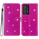 Til Samsung Galaxy A33 5G Glimmer PU Læder Flip Cover med Kortholder, Standerfunktion og Rem