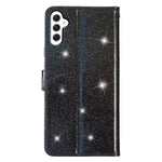 For Samsung Galaxy S23 FE Anti-scratch Glittery PU Leather Case Folio Flip Wallet Stand Phone Cover