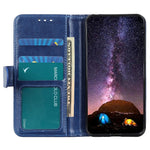 For Huawei nova Y91 4G / Enjoy 60X PU Leather Phone Case Crazy Horse Texture Wallet Stand Cover