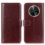 For Huawei nova Y91 4G / Enjoy 60X PU Leather Phone Case Crazy Horse Texture Wallet Stand Cover