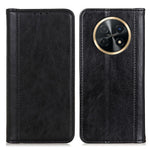 For Huawei nova Y91 4G / Enjoy 60X Litchi Texture Split Leather Phone Case Wallet Stand Cover