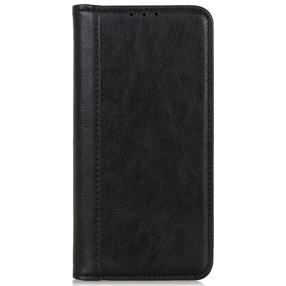 For Huawei nova Y91 4G / Enjoy 60X Litchi Texture Split Leather Phone Case Wallet Stand Cover
