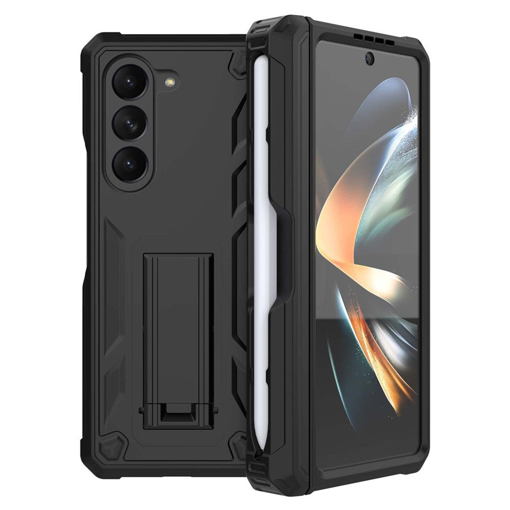 GW30 Kickstand Phone Case for Samsung Galaxy Z Fold5 5G Hard PC Protective Cover with Pencil Slot