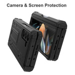 GW30 Kickstand Phone Case for Samsung Galaxy Z Fold5 5G Hard PC Protective Cover with Pencil Slot