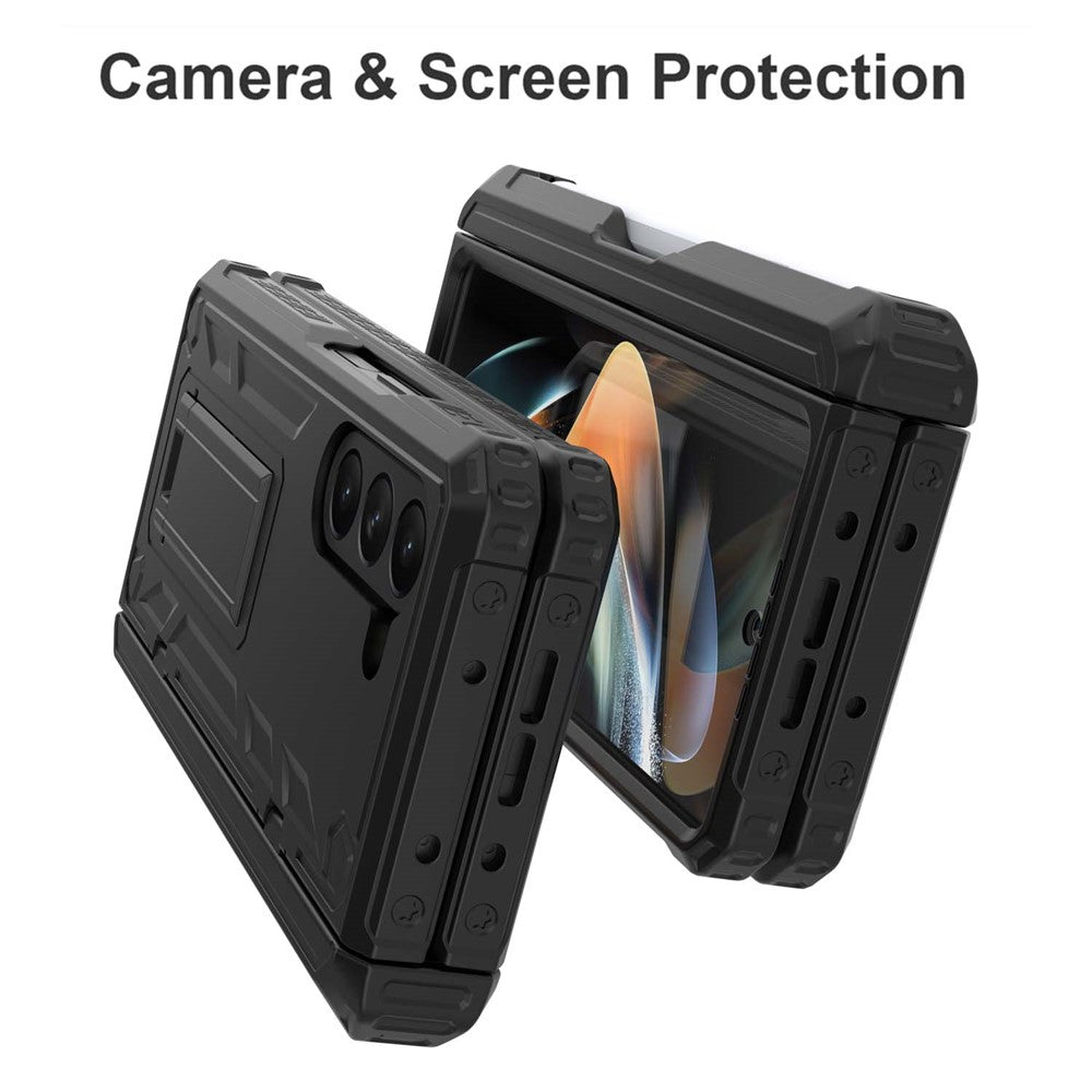 GW30 Kickstand Phone Case for Samsung Galaxy Z Fold5 5G Hard PC Protective Cover with Pencil Slot
