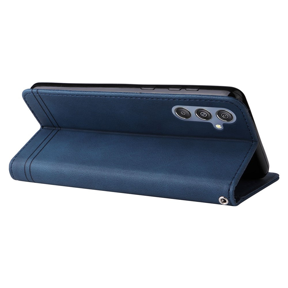 For Samsung Galaxy F34 5G / M34 5G Leather Wallet Cases Skin Touch Phone Cover Stand with Strap