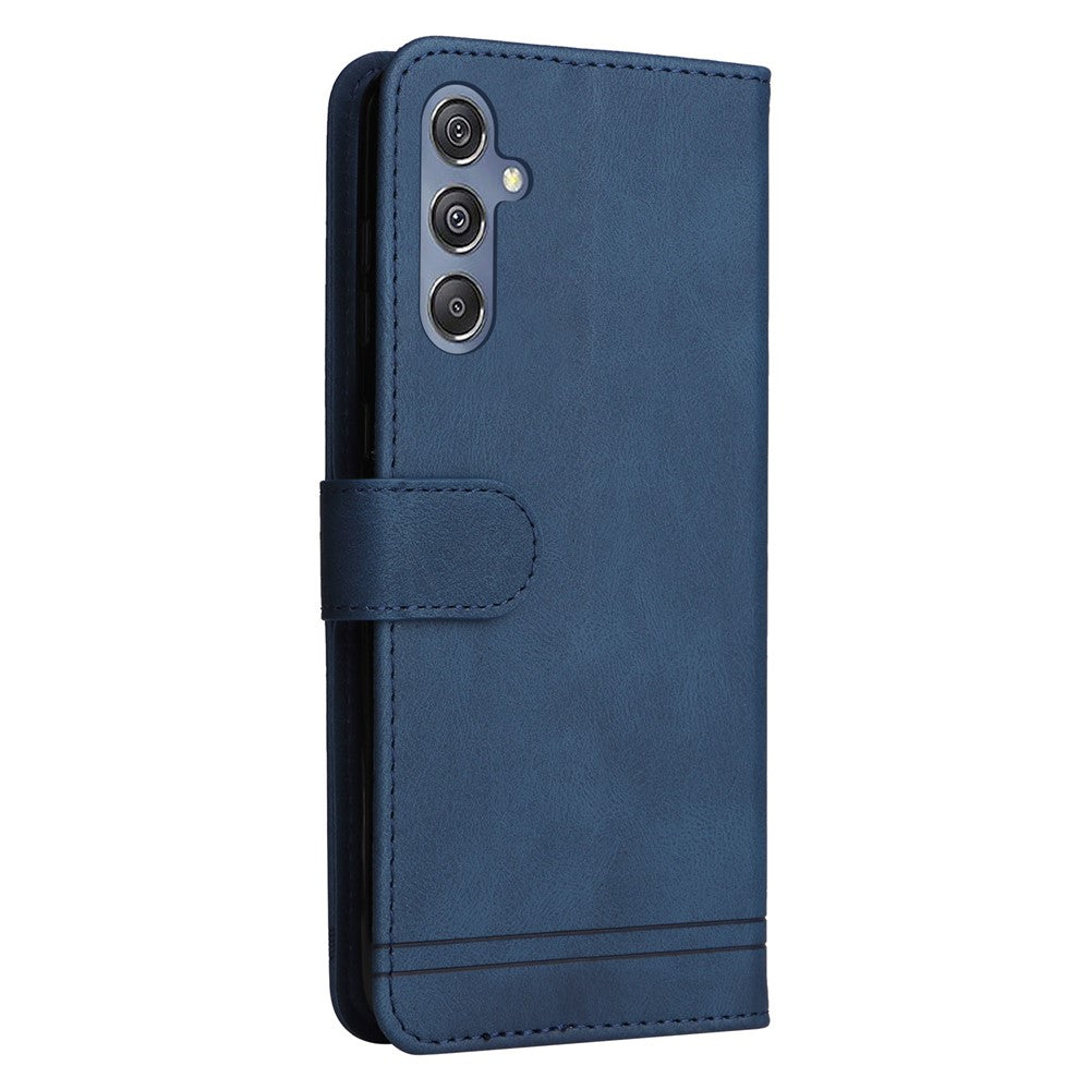 For Samsung Galaxy F34 5G / M34 5G Leather Wallet Cases Skin Touch Phone Cover Stand with Strap