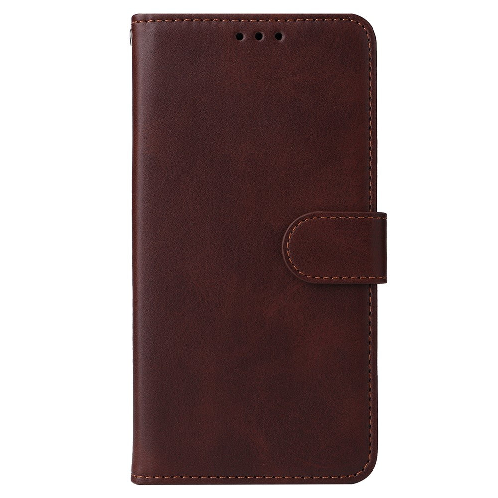 For Samsung Galaxy F34 5G / M34 5G Shockproof Phone Shell Calf Texture PU Leather Wallet Stand Cover