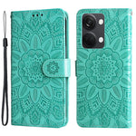 OnePlus Nord 3 5G / Ace 2V-cover i PU-læder med solsikketryk, faldsikring, pung og stativ