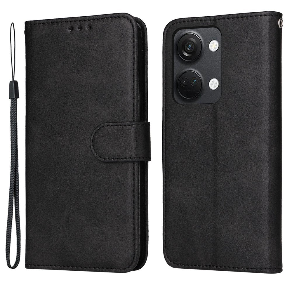 For OnePlus Nord 3 5G / Ace 2V Calf Texture Anti-scratch Phone Case Flip Wallet Stand Shell