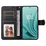 For OnePlus Nord 3 5G / Ace 2V Calf Texture Anti-scratch Phone Case Flip Wallet Stand Shell