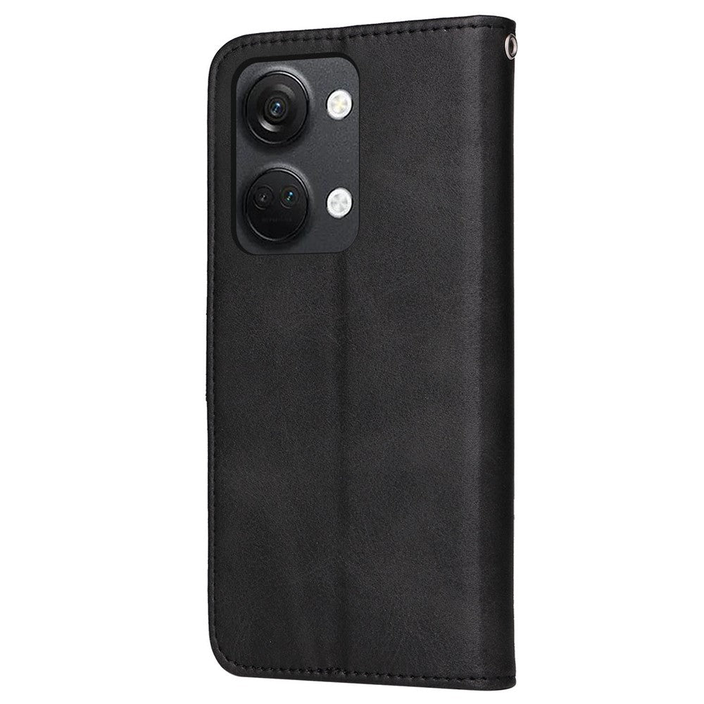 For OnePlus Nord 3 5G / Ace 2V Calf Texture Anti-scratch Phone Case Flip Wallet Stand Shell