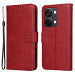For OnePlus Nord 3 5G / Ace 2V Calf Texture Anti-scratch Phone Case Flip Wallet Stand Shell