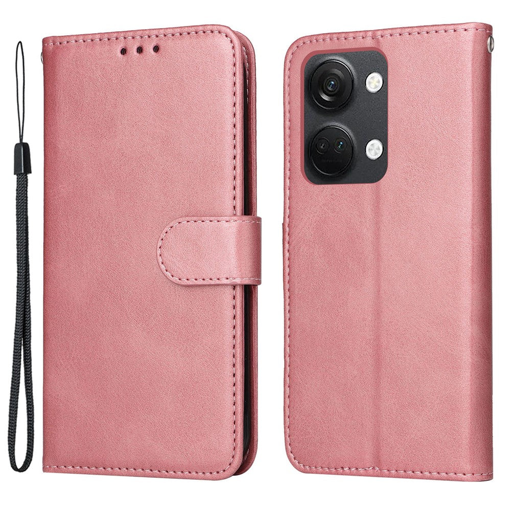 For OnePlus Nord 3 5G / Ace 2V Calf Texture Anti-scratch Phone Case Flip Wallet Stand Shell