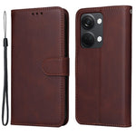 For OnePlus Nord 3 5G / Ace 2V Calf Texture Anti-scratch Phone Case Flip Wallet Stand Shell