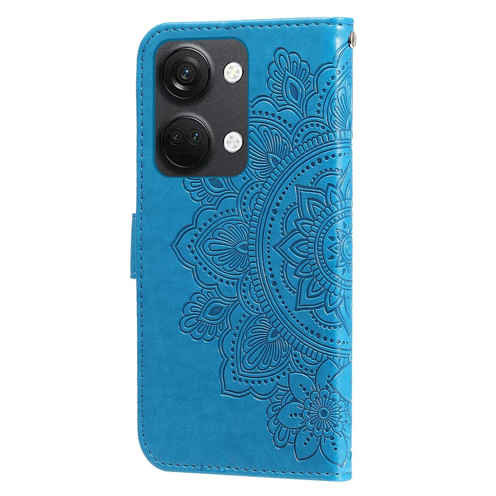 Stativfodral för OnePlus Nord 3 5G / Ace 2V Blommigt PU-läderplånboksfodral