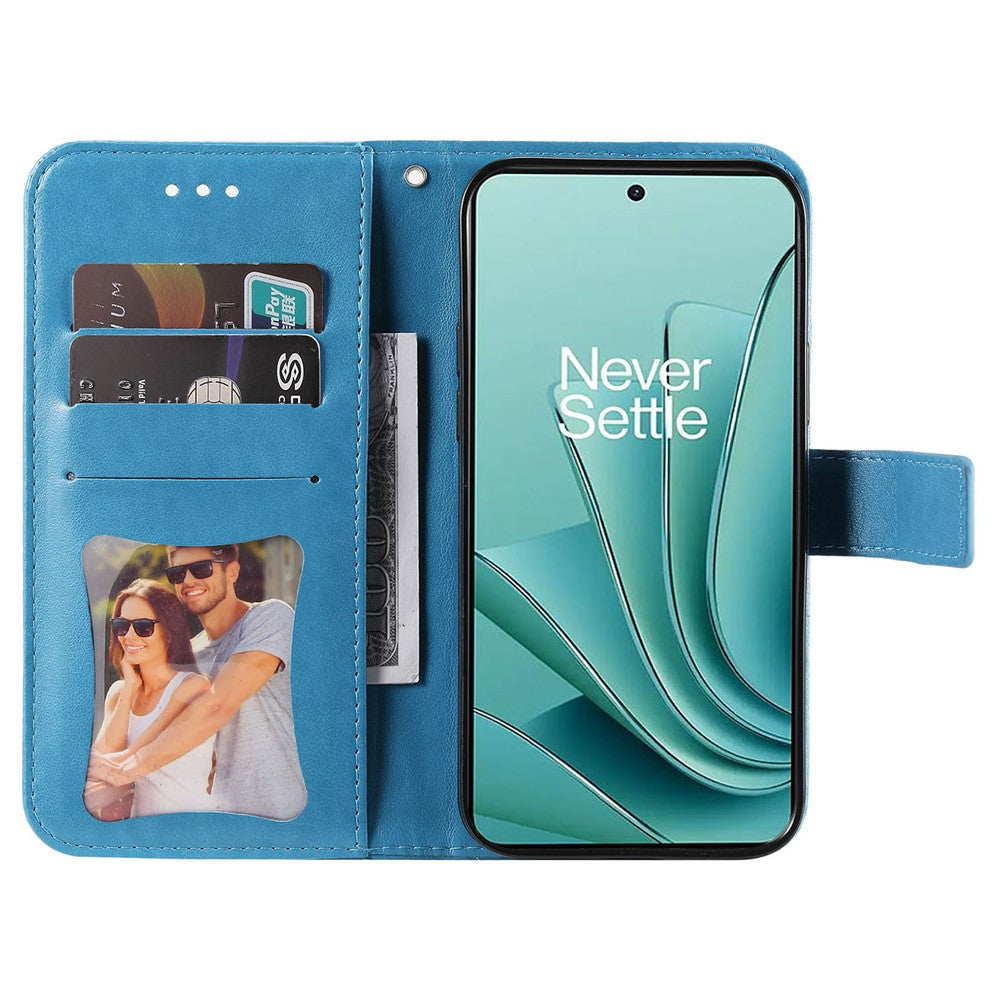 Stativfodral för OnePlus Nord 3 5G / Ace 2V Blommigt PU-läderplånboksfodral