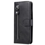 OnePlus Nord 3 5G / Ace 2V Dragkedja Ficka Hopfällbar Stativ Plånboksfodral Kalvtextur Mobilmobilfodral