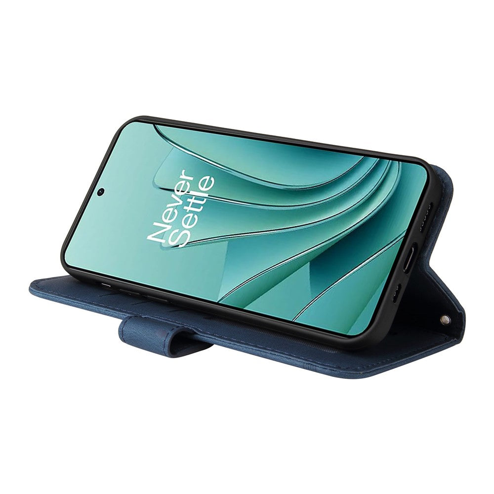 OnePlus Nord 3 5G / Ace 2V Läderplånboksfodral Skin Touch mobilfodral Stativ med Rem