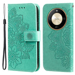 For Honor X50 5G / X9b 5G / Magic6 Lite 5G / X50 GT 5G Case Floral Pattern PU Leather Wallet Stand Phone Cover