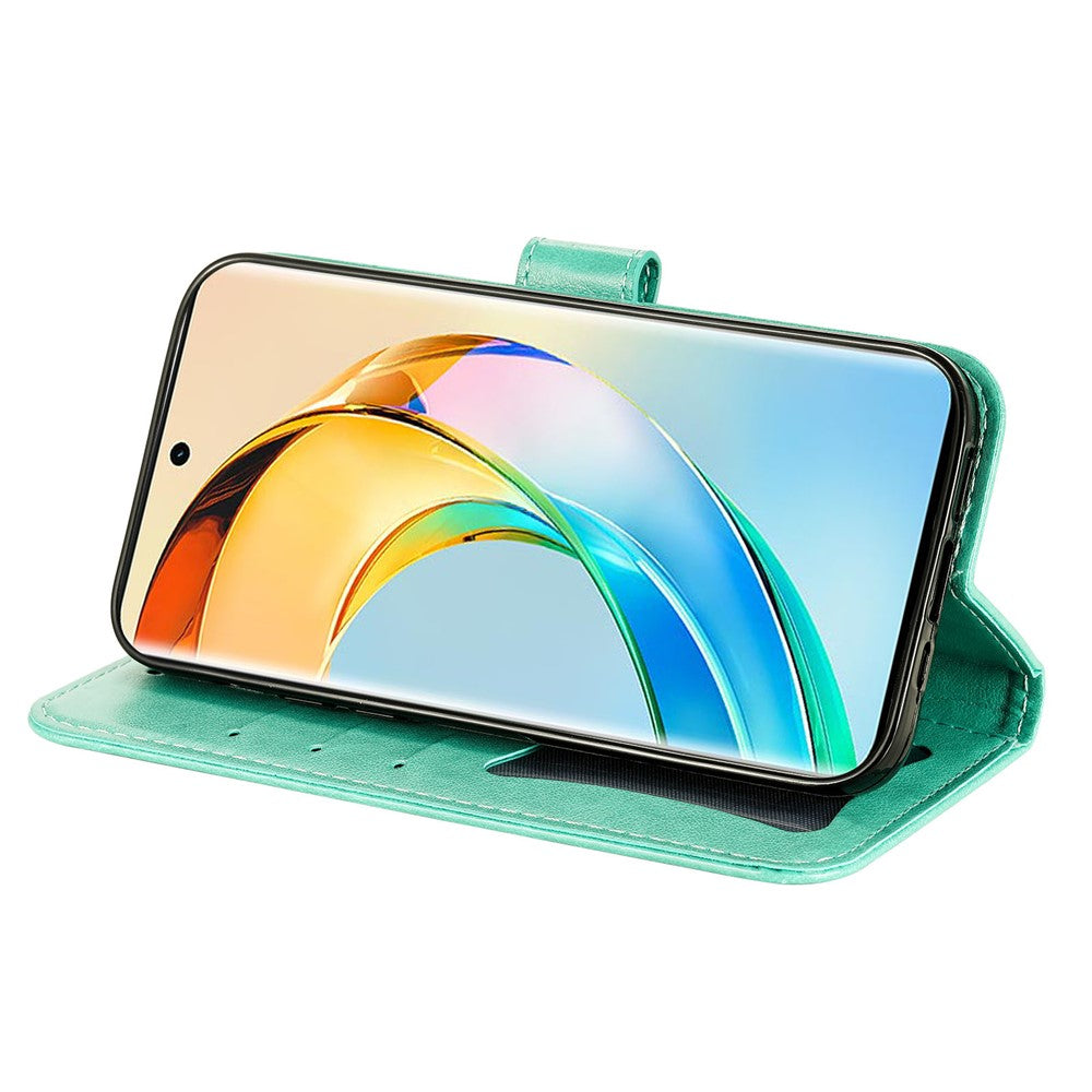 For Honor X50 5G / X9b 5G / Magic6 Lite 5G / X50 GT 5G Case Floral Pattern PU Leather Wallet Stand Phone Cover